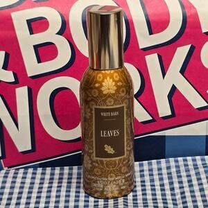 BBW Leaves Holiday Home Room Fragrance Spray White Barn